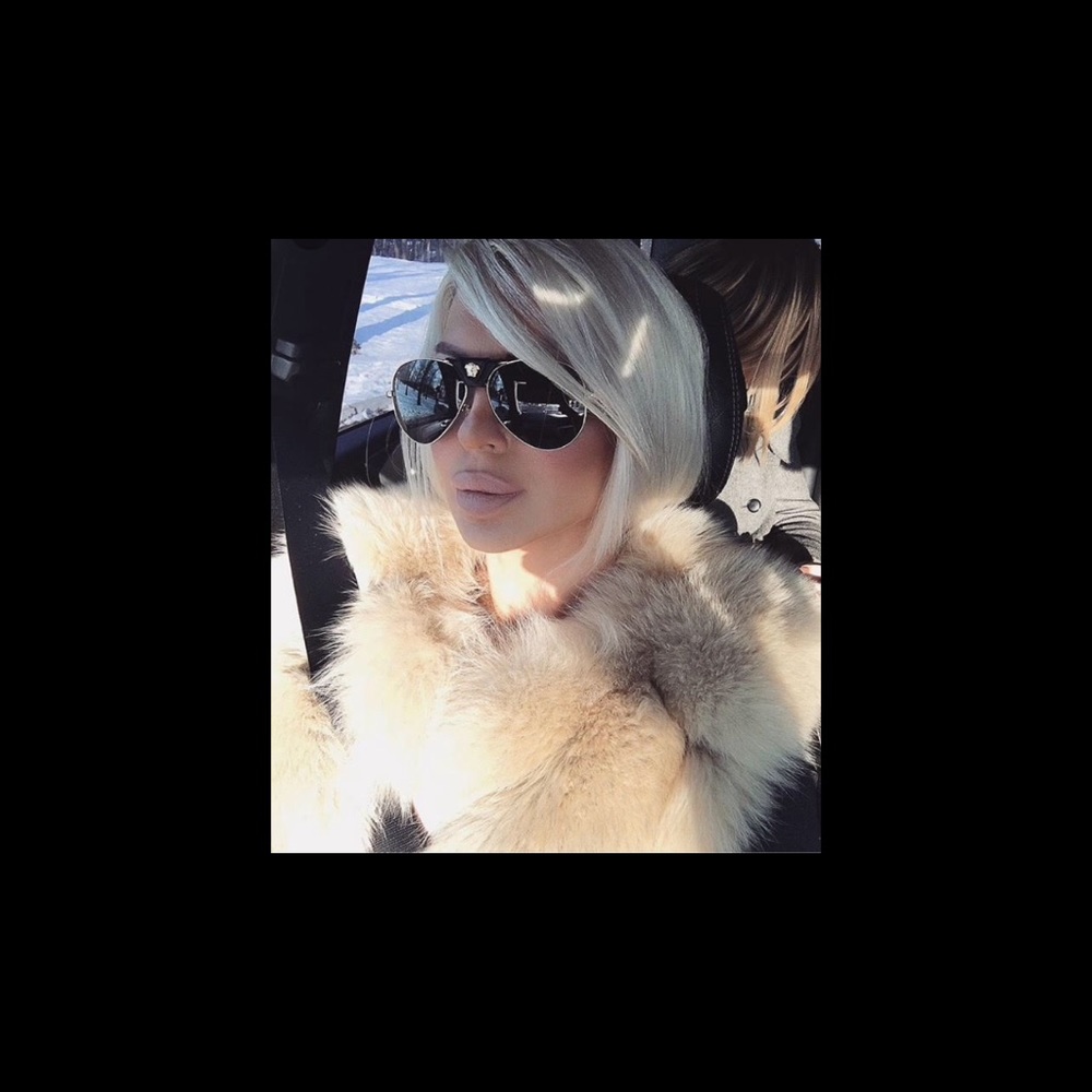 Versace VE 2150Q Gold Black Aviator Sunglasses